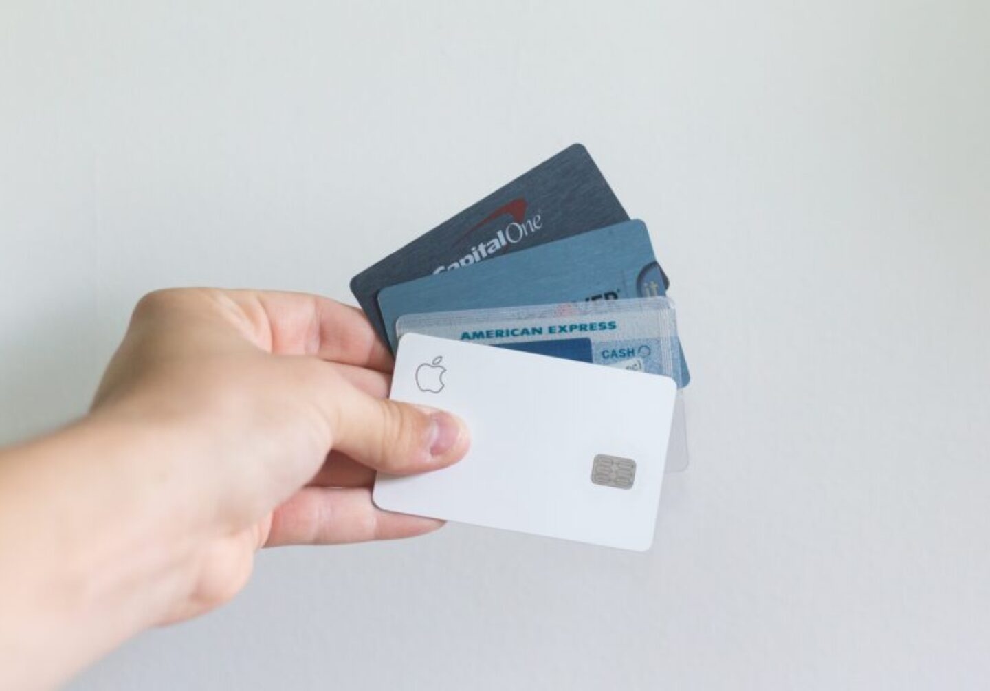 Photo by Avery Evans white and blue magnetic card